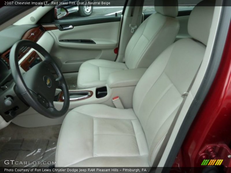 Red Jewel Tint Coat / Neutral Beige 2007 Chevrolet Impala LT