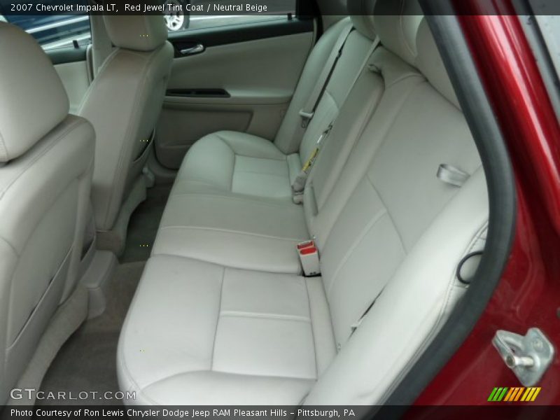 Red Jewel Tint Coat / Neutral Beige 2007 Chevrolet Impala LT