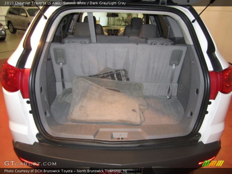 Summit White / Dark Gray/Light Gray 2010 Chevrolet Traverse LS AWD