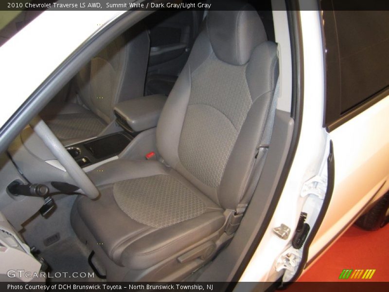 Summit White / Dark Gray/Light Gray 2010 Chevrolet Traverse LS AWD