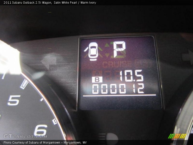 Satin White Pearl / Warm Ivory 2011 Subaru Outback 2.5i Wagon
