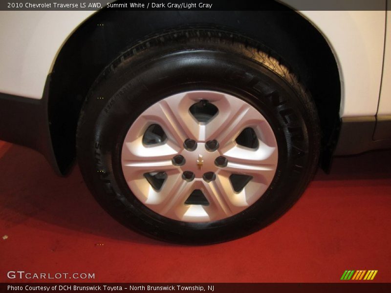Summit White / Dark Gray/Light Gray 2010 Chevrolet Traverse LS AWD