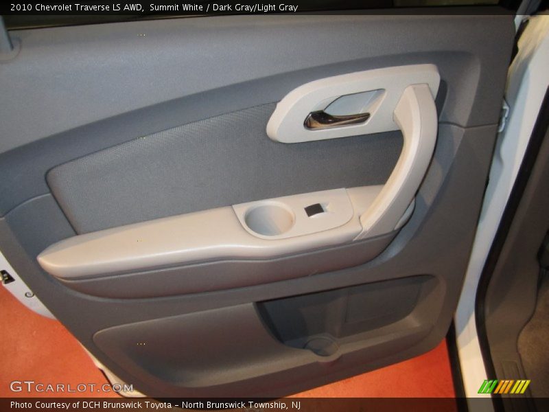 Summit White / Dark Gray/Light Gray 2010 Chevrolet Traverse LS AWD