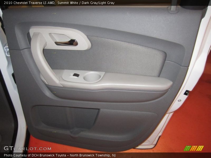 Summit White / Dark Gray/Light Gray 2010 Chevrolet Traverse LS AWD