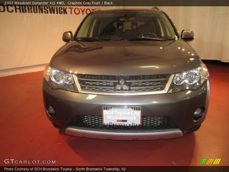 Graphite Gray Pearl / Black 2007 Mitsubishi Outlander XLS 4WD