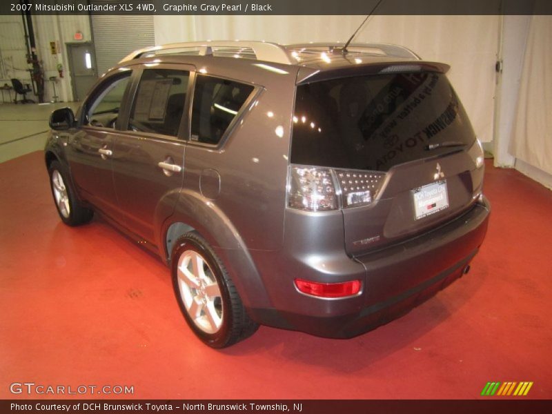 Graphite Gray Pearl / Black 2007 Mitsubishi Outlander XLS 4WD