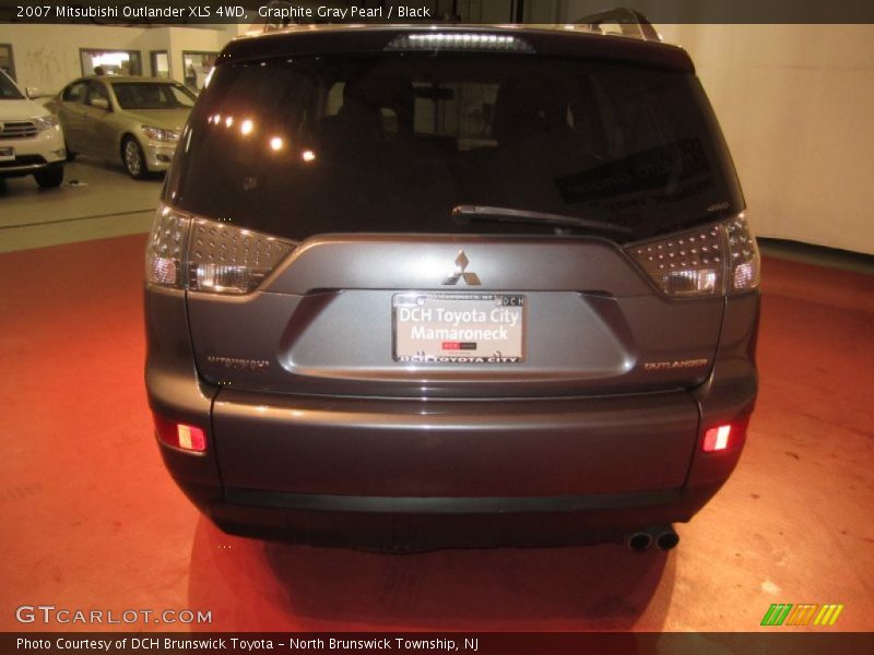 Graphite Gray Pearl / Black 2007 Mitsubishi Outlander XLS 4WD