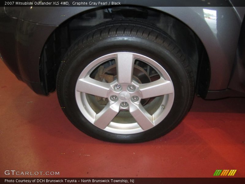 Graphite Gray Pearl / Black 2007 Mitsubishi Outlander XLS 4WD