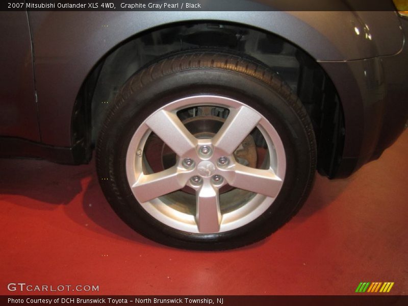 Graphite Gray Pearl / Black 2007 Mitsubishi Outlander XLS 4WD