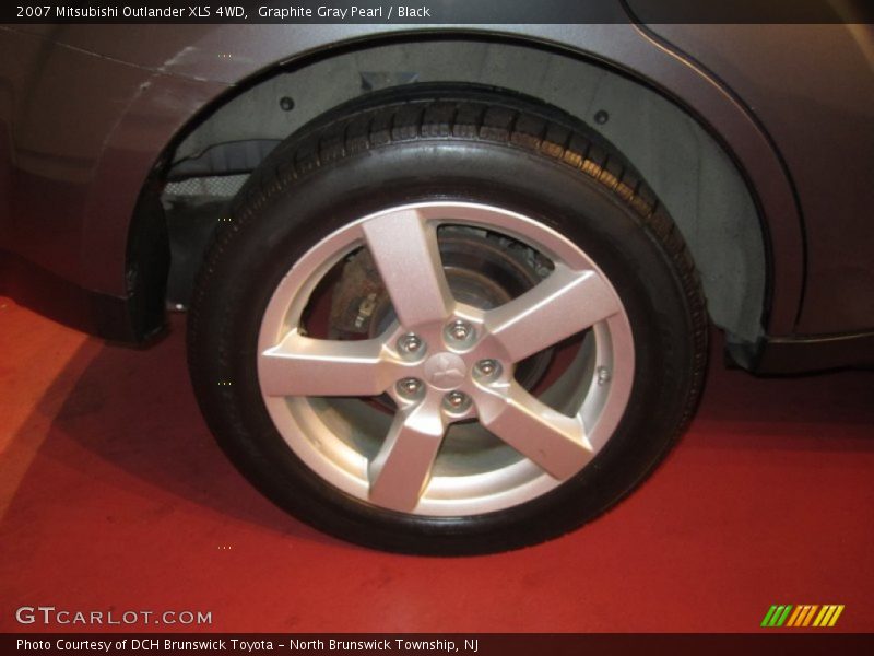 Graphite Gray Pearl / Black 2007 Mitsubishi Outlander XLS 4WD