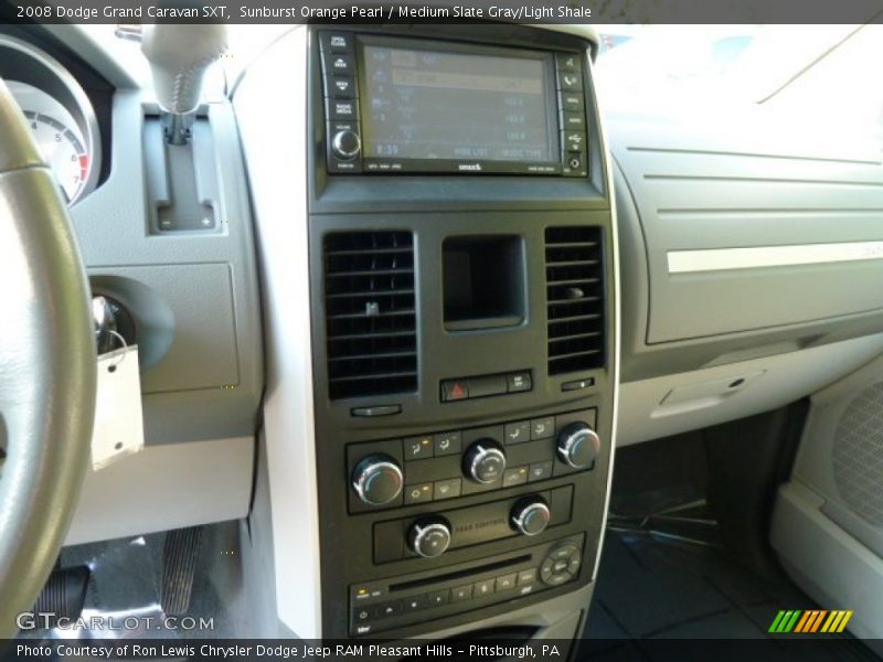 Sunburst Orange Pearl / Medium Slate Gray/Light Shale 2008 Dodge Grand Caravan SXT