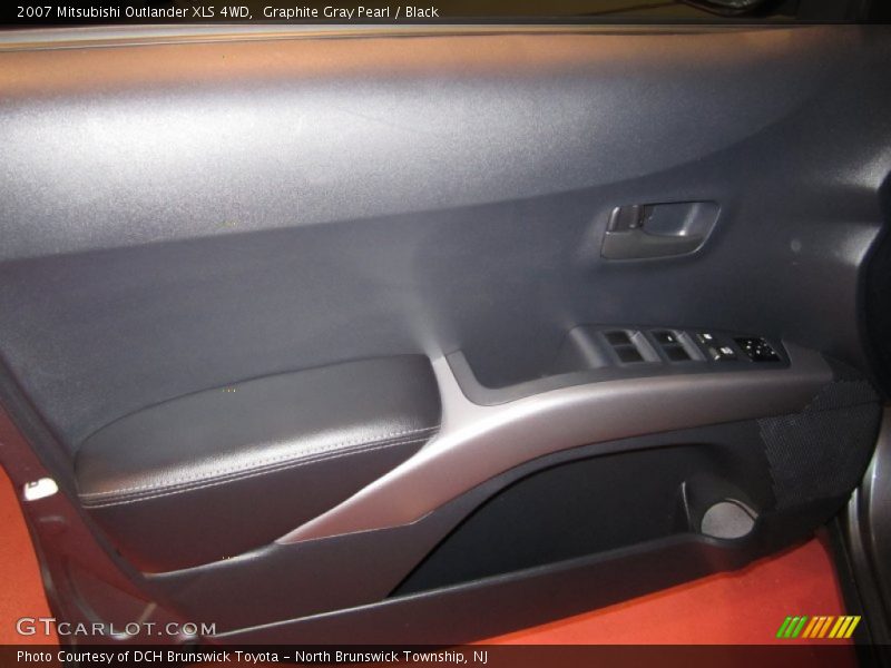 Graphite Gray Pearl / Black 2007 Mitsubishi Outlander XLS 4WD