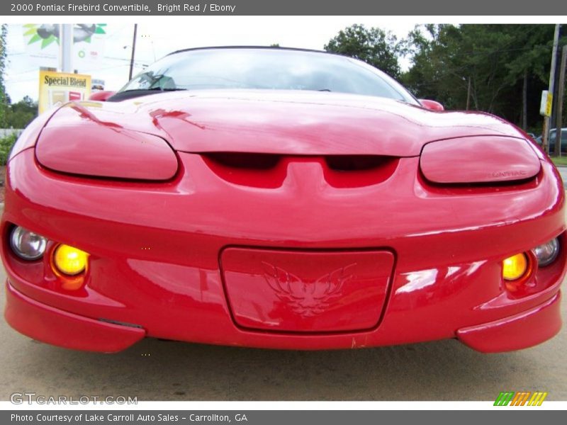 Bright Red / Ebony 2000 Pontiac Firebird Convertible