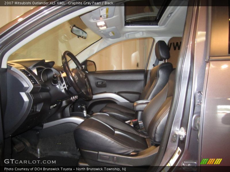 Graphite Gray Pearl / Black 2007 Mitsubishi Outlander XLS 4WD