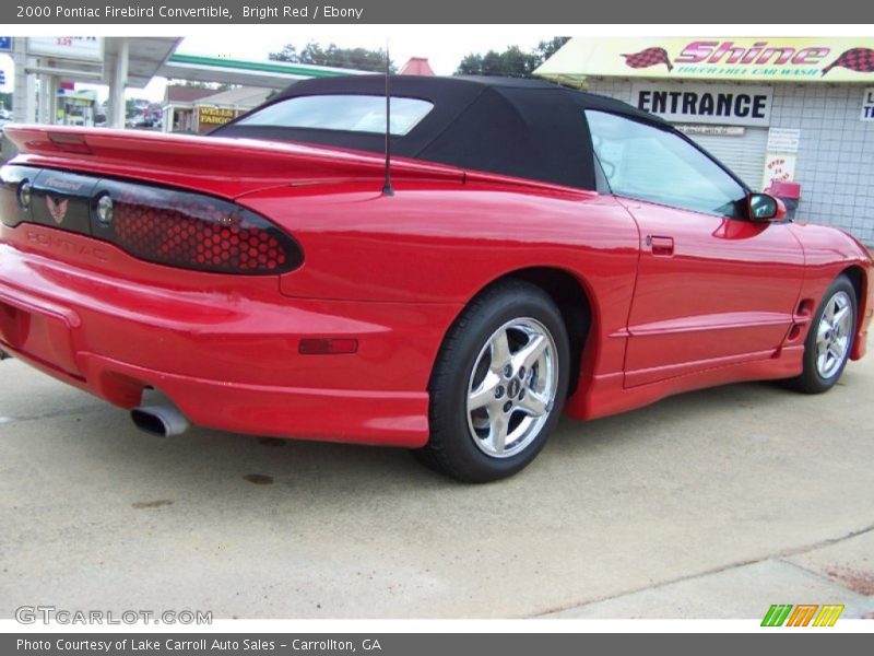 Bright Red / Ebony 2000 Pontiac Firebird Convertible