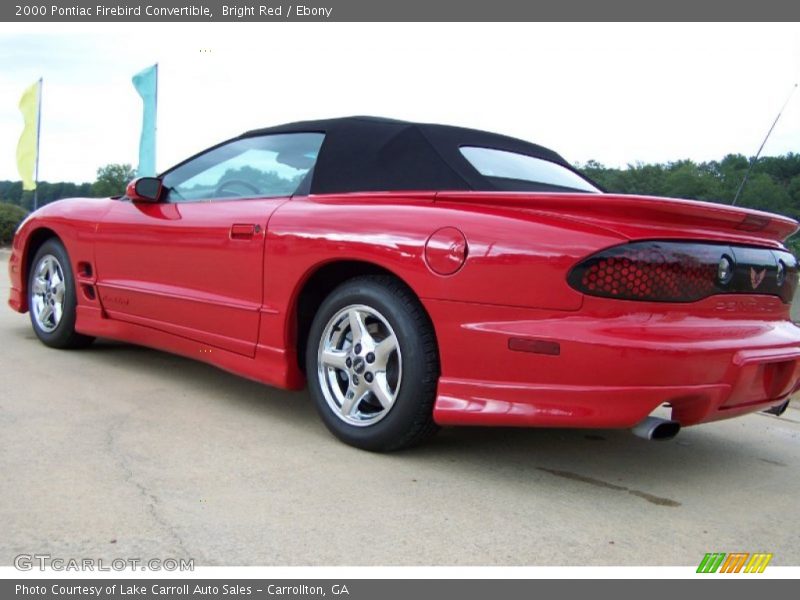 Bright Red / Ebony 2000 Pontiac Firebird Convertible