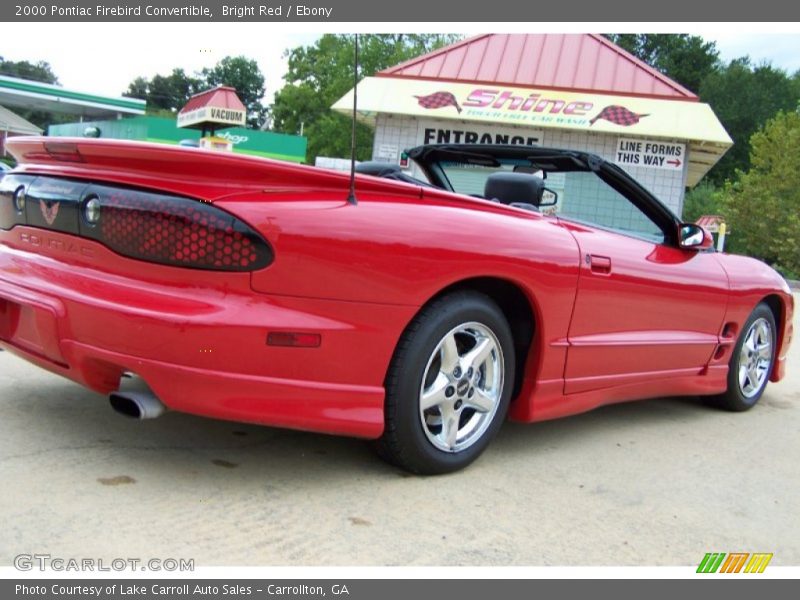 Bright Red / Ebony 2000 Pontiac Firebird Convertible