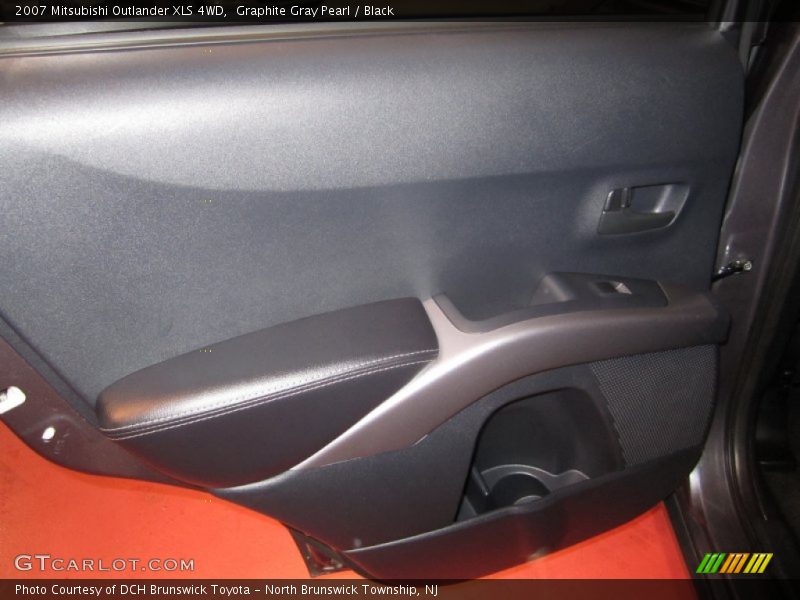 Graphite Gray Pearl / Black 2007 Mitsubishi Outlander XLS 4WD