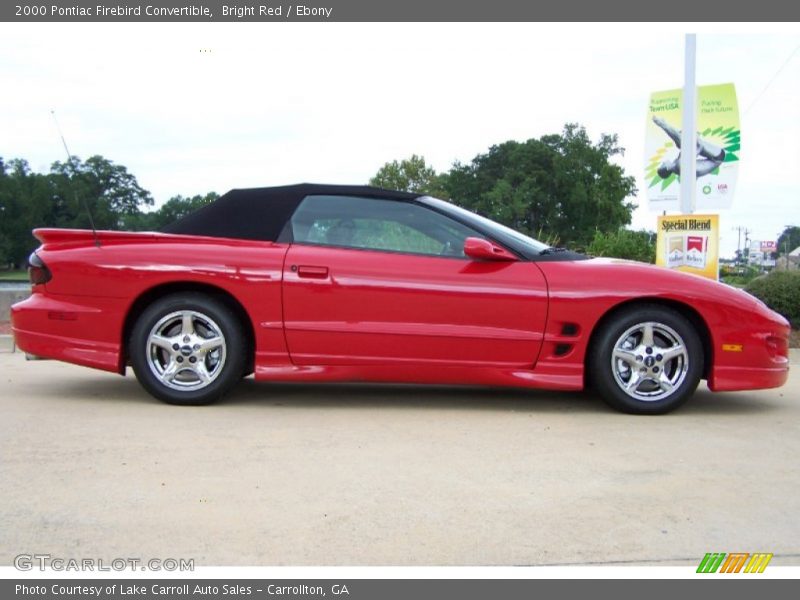 2000 Firebird Convertible Bright Red