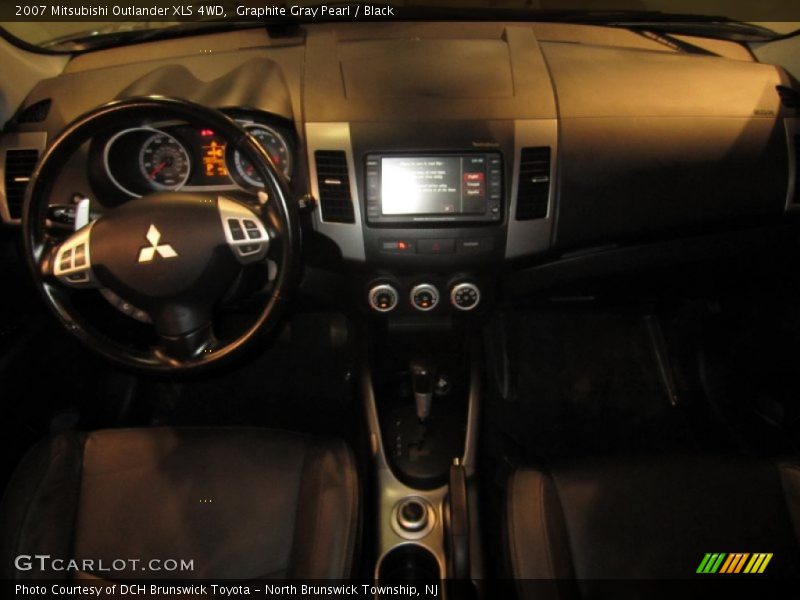 Graphite Gray Pearl / Black 2007 Mitsubishi Outlander XLS 4WD