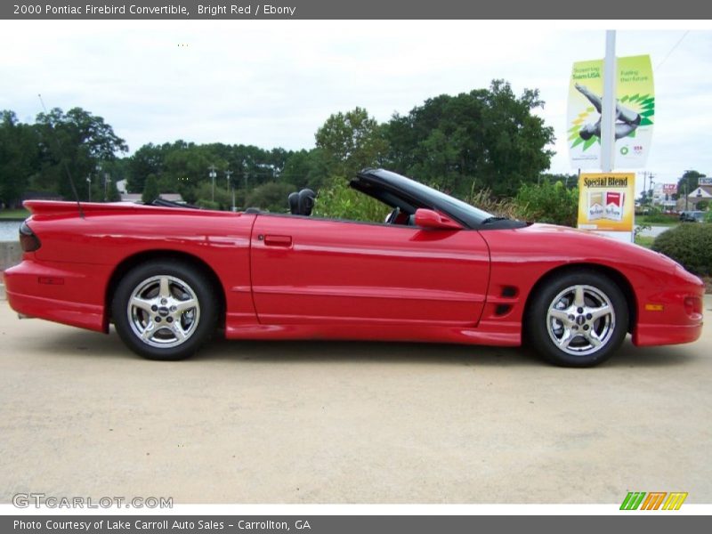  2000 Firebird Convertible Bright Red