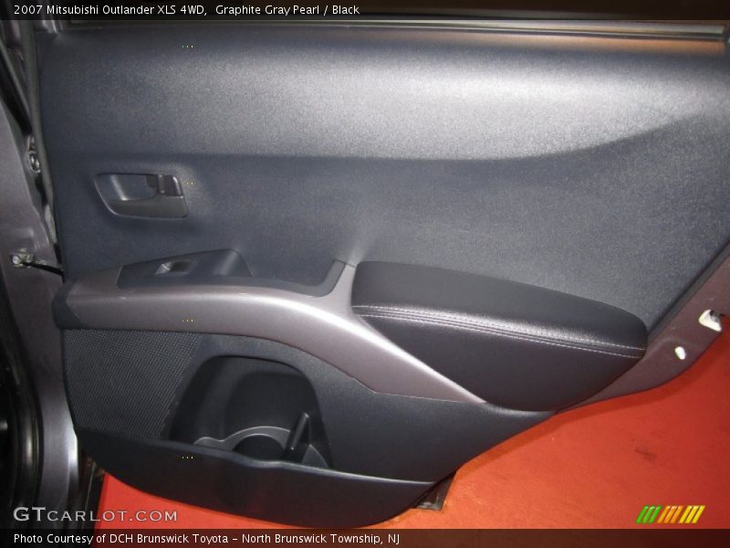 Graphite Gray Pearl / Black 2007 Mitsubishi Outlander XLS 4WD