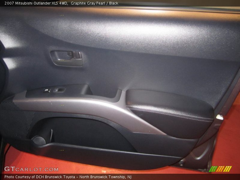 Graphite Gray Pearl / Black 2007 Mitsubishi Outlander XLS 4WD
