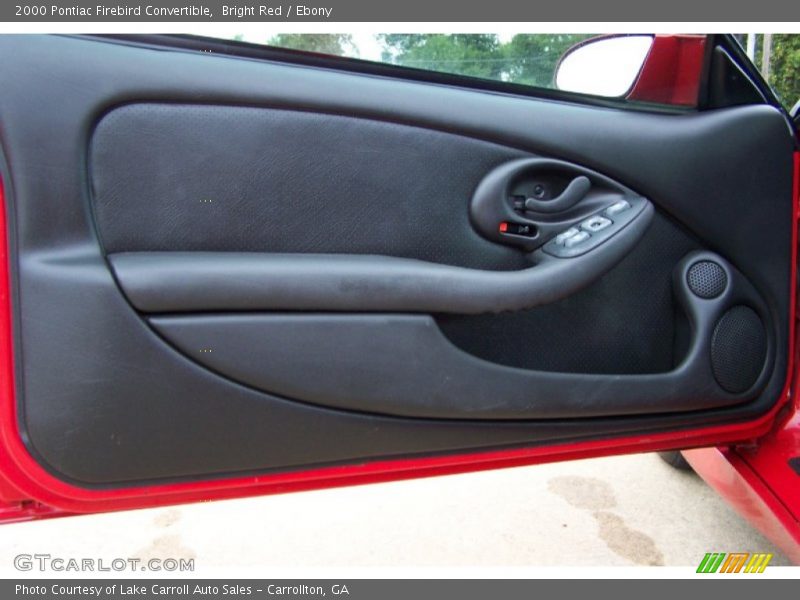 Door Panel of 2000 Firebird Convertible