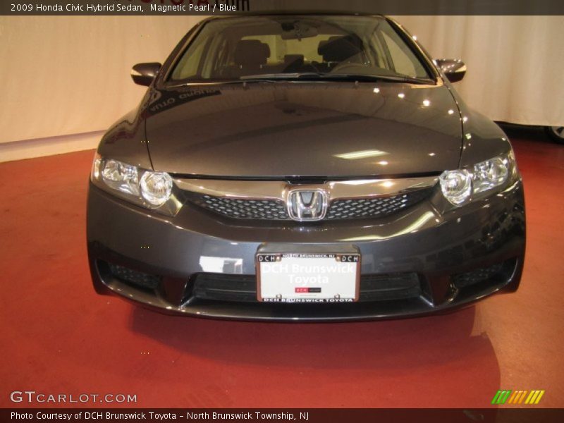 Magnetic Pearl / Blue 2009 Honda Civic Hybrid Sedan
