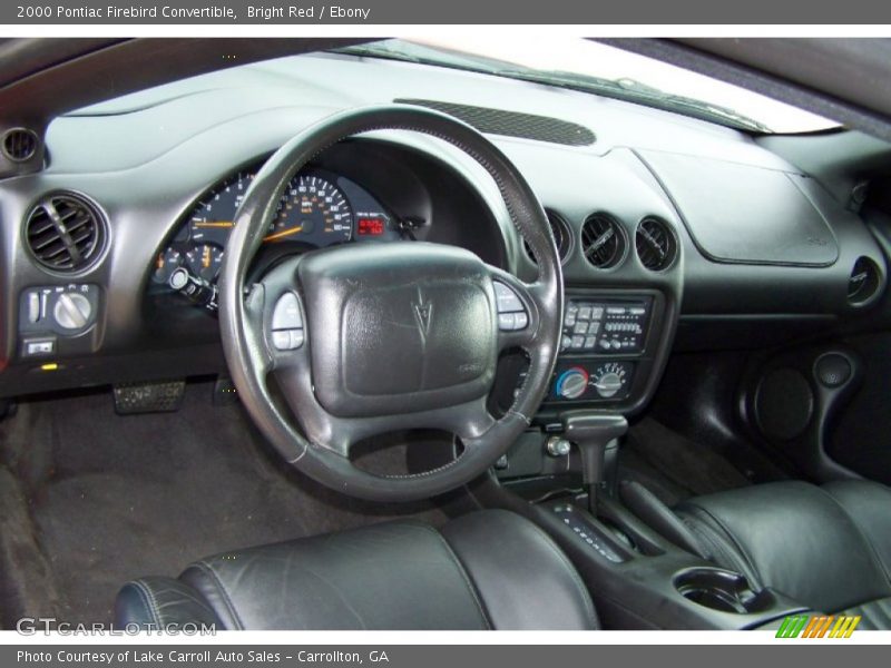 Dashboard of 2000 Firebird Convertible