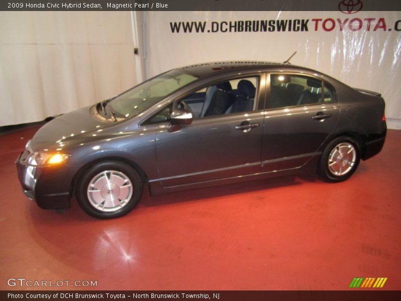 Magnetic Pearl / Blue 2009 Honda Civic Hybrid Sedan