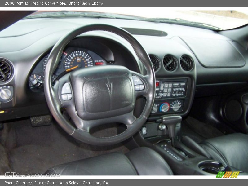 Dashboard of 2000 Firebird Convertible