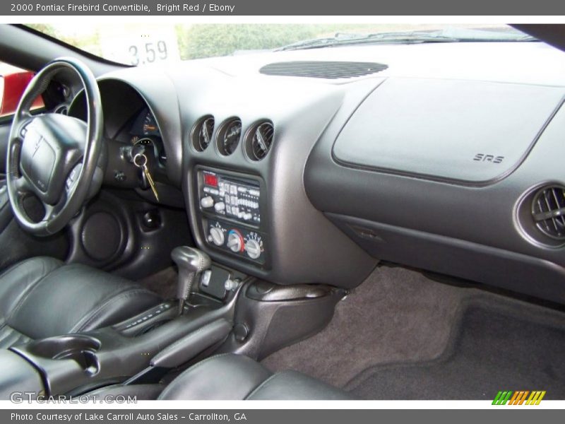 Bright Red / Ebony 2000 Pontiac Firebird Convertible