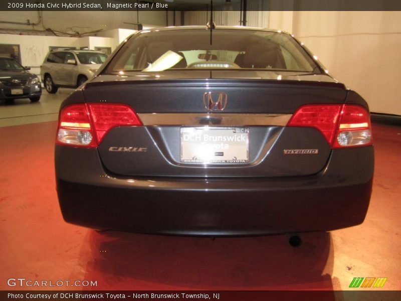 Magnetic Pearl / Blue 2009 Honda Civic Hybrid Sedan