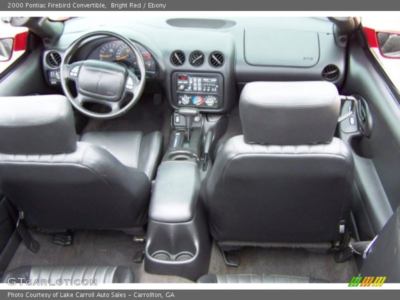 Bright Red / Ebony 2000 Pontiac Firebird Convertible