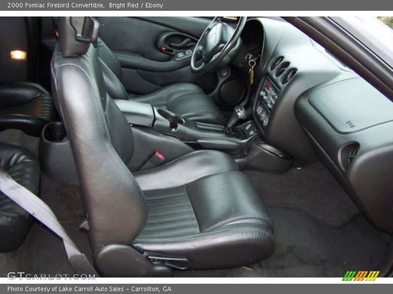  2000 Firebird Convertible Ebony Interior