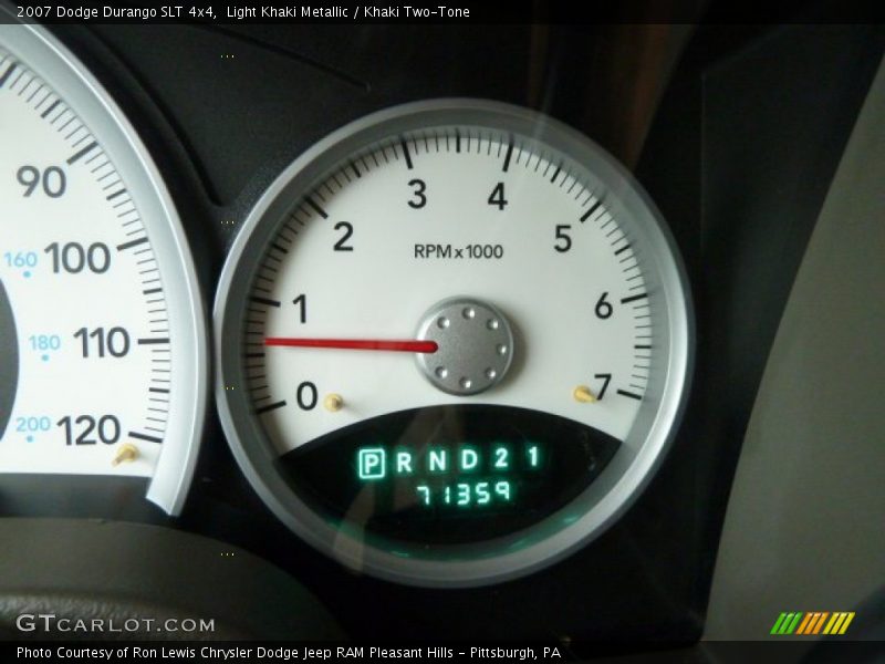 Light Khaki Metallic / Khaki Two-Tone 2007 Dodge Durango SLT 4x4