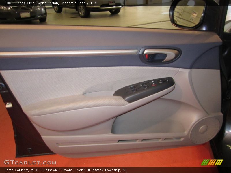 Magnetic Pearl / Blue 2009 Honda Civic Hybrid Sedan