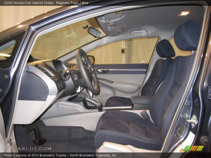 Magnetic Pearl / Blue 2009 Honda Civic Hybrid Sedan