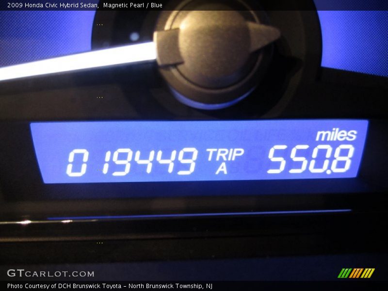 Magnetic Pearl / Blue 2009 Honda Civic Hybrid Sedan