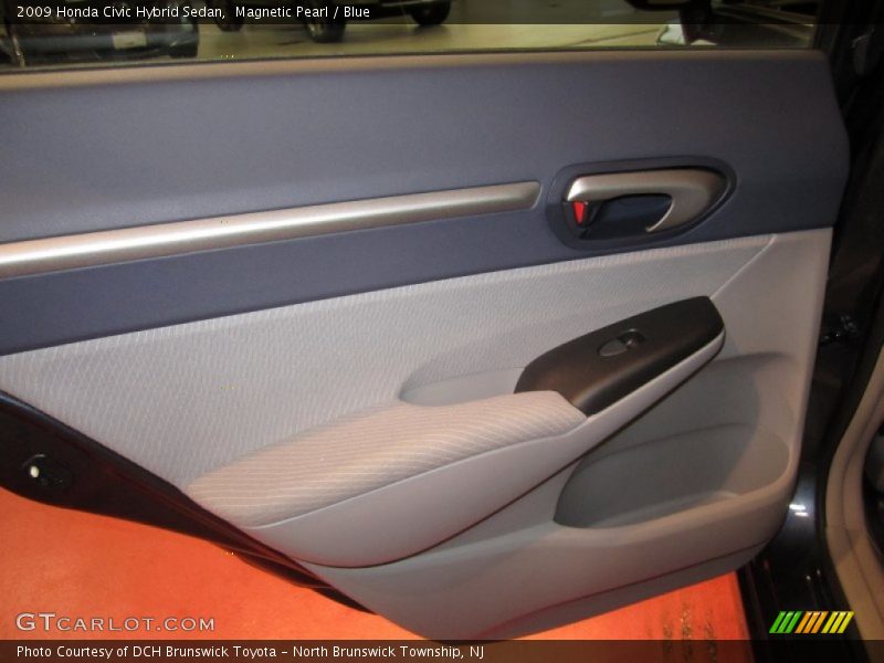 Magnetic Pearl / Blue 2009 Honda Civic Hybrid Sedan