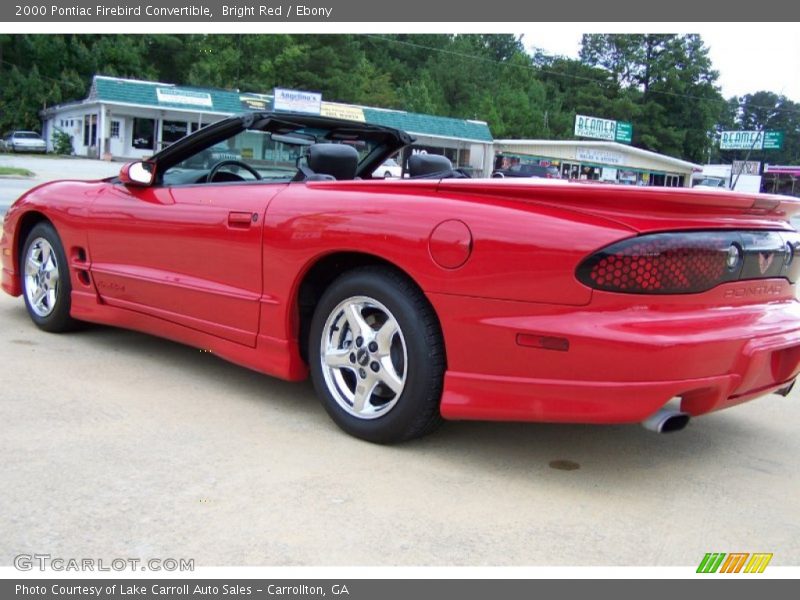 Bright Red / Ebony 2000 Pontiac Firebird Convertible