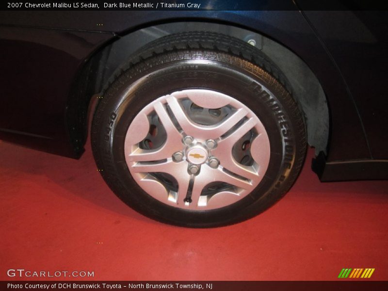 Dark Blue Metallic / Titanium Gray 2007 Chevrolet Malibu LS Sedan
