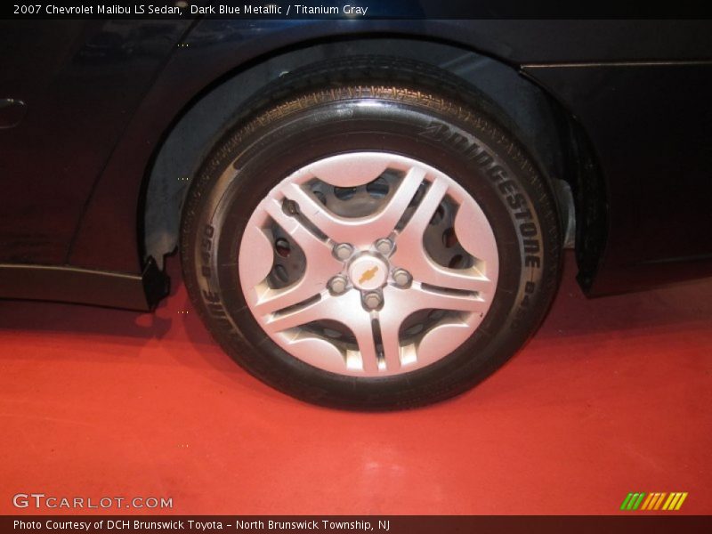 Dark Blue Metallic / Titanium Gray 2007 Chevrolet Malibu LS Sedan