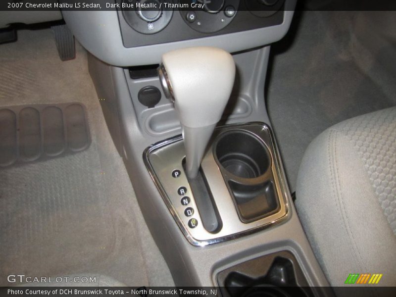 Dark Blue Metallic / Titanium Gray 2007 Chevrolet Malibu LS Sedan