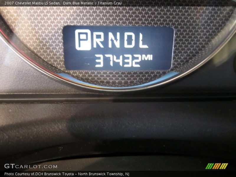 Dark Blue Metallic / Titanium Gray 2007 Chevrolet Malibu LS Sedan