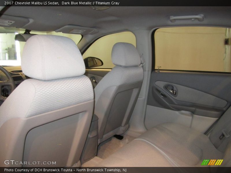 Dark Blue Metallic / Titanium Gray 2007 Chevrolet Malibu LS Sedan