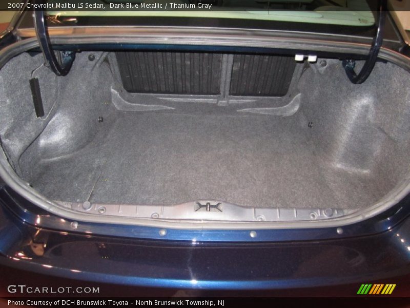 Dark Blue Metallic / Titanium Gray 2007 Chevrolet Malibu LS Sedan