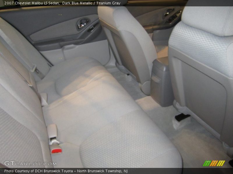 Dark Blue Metallic / Titanium Gray 2007 Chevrolet Malibu LS Sedan