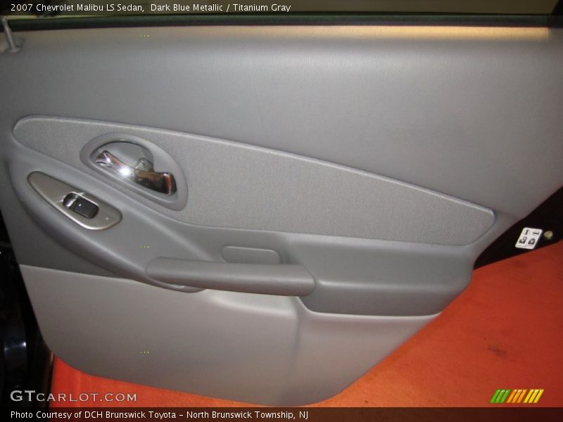 Dark Blue Metallic / Titanium Gray 2007 Chevrolet Malibu LS Sedan